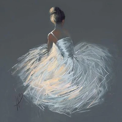 Image of Hazel Bowman &quot;Tutu&quot; Canvas Print, Cotton, Multi Colour, 3.20 x 40.00 cm