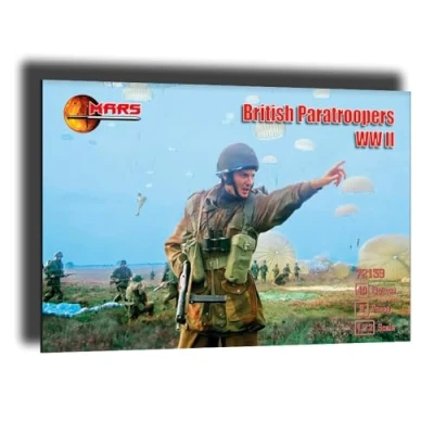 Image of Mars Figures 72139 1/72 WWII British Paratroopers 40 / 8 Poses, MS72139