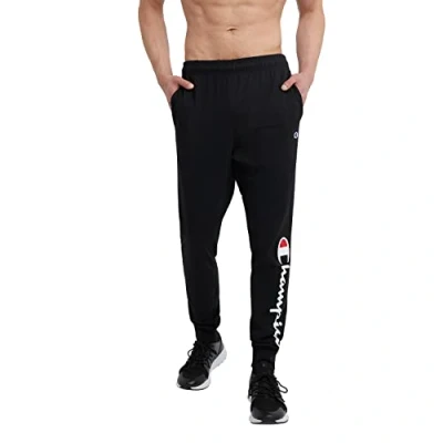 Image of Champion Men&#039;s Classic Jersey Sweatpants, Black 586296, S UK