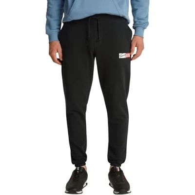 Image of Tommy Jeans Entry Sweatpant Tracksuit bottoms, Men&#039;s, Size: XS, Black