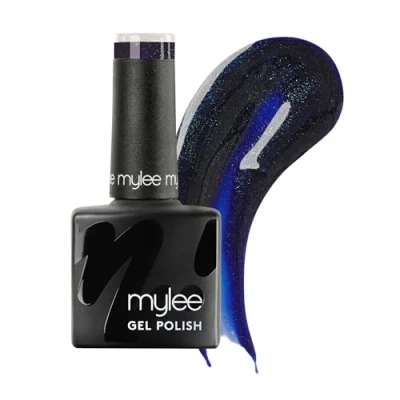 Image of Mylee Gel Nail Polish 8ml [A night in town] UV/LED Soak Off Art Manicure Pedicure for Professional, Salon &amp; Home Use [Blue Range] Long Lasting Easy to Apply