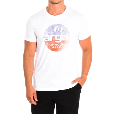 Image of La Martina Mens Short Sleeve T Shirt TMR313 JS259 White Cotton Size Large