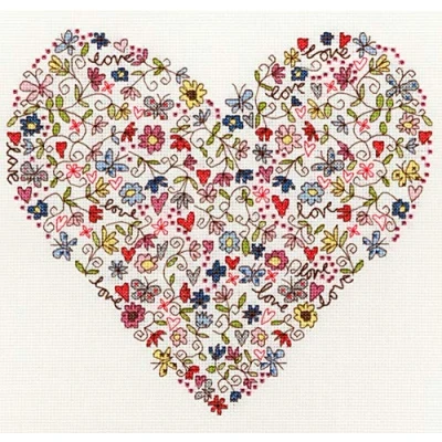 Image of Bothy Threads Cross Stitch Kit Love Heart
