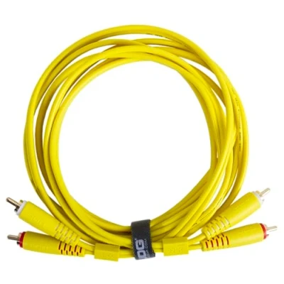 Image of UDG Audio Cable Set RCA Yellow Straight 1.5m, Compatible with all Jack to devices