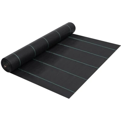 Image of vidaXL Weed &amp; Root Control Mat Black 1x50 m PP