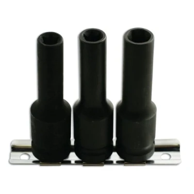 Image of Laser Tools Impact Star Socket Set 1/2inch Drive 3 Piece
