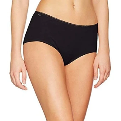 Image of Sloggi Womens 24/7 Cotton Midi Briefs Black Size Small