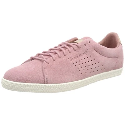 Image of Le Coq Sportif Charline Womens Grey Trainers Leather Size UK 5.5