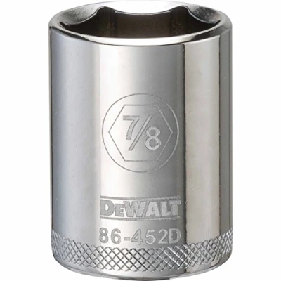 Image of DEWALT DWMT86452OSP 6 Point 1/2&#039;&#039; Drive Socket 7/8&#039;&#039; SAE