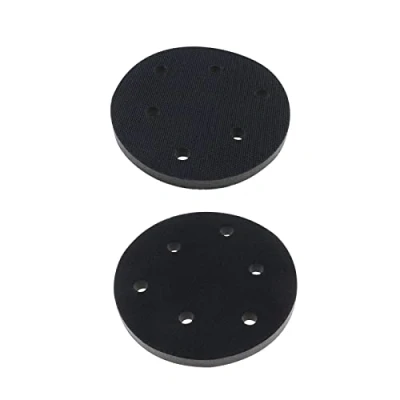 Image of OTOTEC 2PCS 125mm Soft Sponge Interface Pad Sanding 6 Holes for Random Sander Dedicated Replacement Cushion Impact Resistant Noise Reduction Protection Polisher