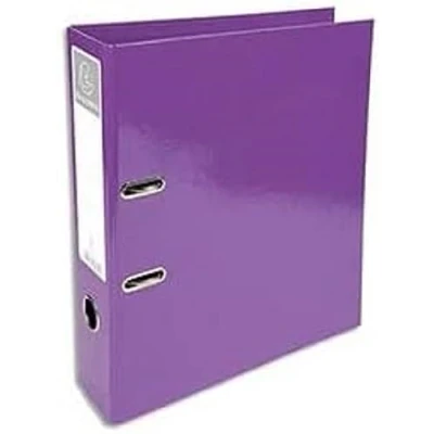 Image of Exacompta Ref 53626E &#039;Iderama Collection Lever Arch File 320 x 290mm in Size, Suitable for Storing A4 Documents, 70mm Spine, 75mm Rings, FSC Certified Purple