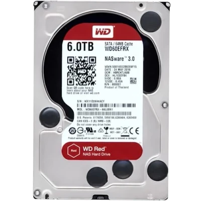 Image of Western Digital WD60EFRX 6TB SATA 64MB 3.5&quot; HD Red