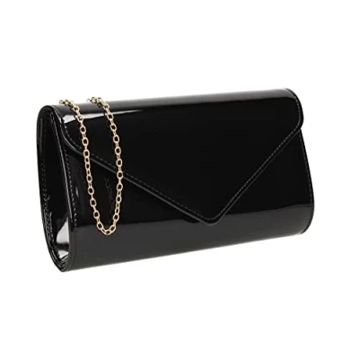 Image of SwankySwans Women&#039;s Alisa Clutch Bag, Black