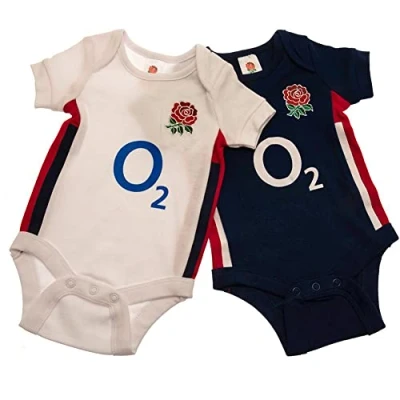 Image of England RFU 2 Pack Bodysuit 12 18 Mths RB