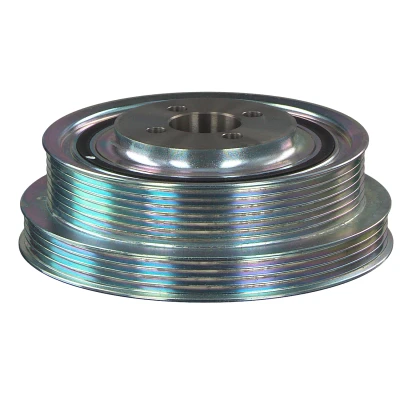 Image of 504012367, 504076697 crankshaft Pulley FEBI BILSTEIN 30176 4PK + 7PK 165mm 7 for IVECO: DAILY 4 Kasten/Kombi,