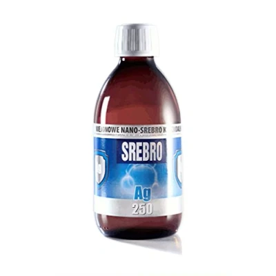 Image of Non Ionic Colloidal Silver Nano Ag250 25ppm 300ml pharmace Glass Bottle PROAKTIV