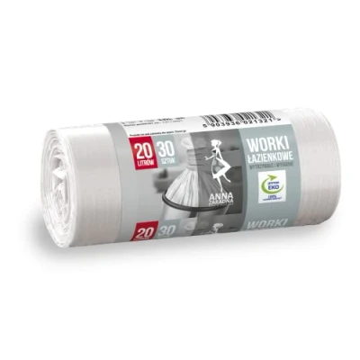 Image of Anna Zaradna Garbage bags BATHROOM 20L 30pcs white