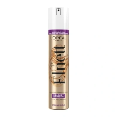 Image of L&#039;Oréal Paris Elnett hair Spray for Damaged Hair, Enriched with Ceramides, Up to 48h natural strong hold, Protects from frizz, 200ml