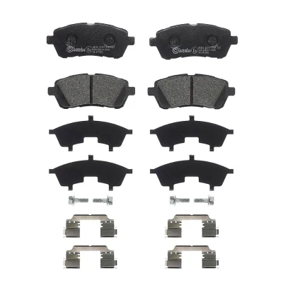 Image of 1894272, 2017679, E4B12001AB, G1B52001AA Brake pad set BREMBO P 24 203 FORD: KA+ Hatchback