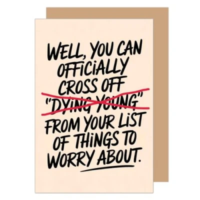 Image of Edition Seidel Premium Birthday Card with Envelope. Greeting Saying Happy Man Woman Funny Humour (G3655 SW024)