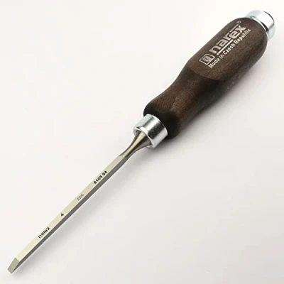 Image of Narex Piercing Chisel Flat with Dark Grip 4 mm