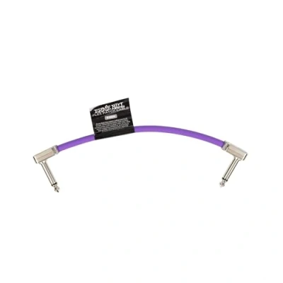 Image of Ernie Ball Flex Patch Cable 6in Purple Single