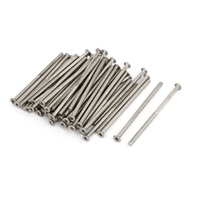 Image of sourcingmap M4x80mm Countersunk Flat Head Phillips Screw Bolts 50pcs
