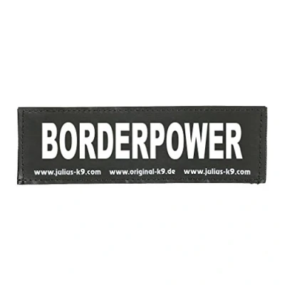 Image of Interchangeable Patches, 1 pair, BORDERPOWER, Size: Small, Black