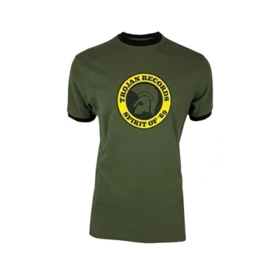 Image of Trojan Spirit of &#039;69 Logo tee TC/1006 XXL Army