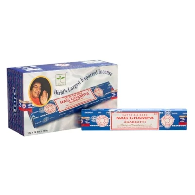 Image of VIE Satya Incense Sticks, 12 Packs x 15g, Nag Champa