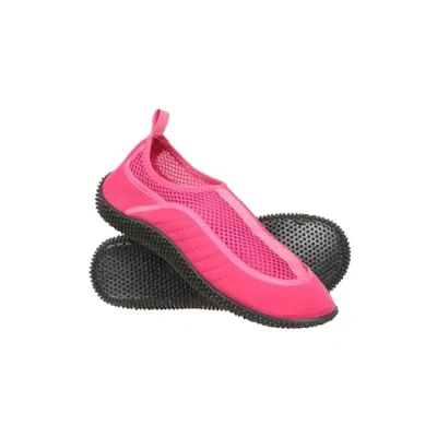 Image of Mountain Warehouse Bermuda Womens Aqua Shoes Neoprene Design Wet Shoes, Mesh Panel Water Slip On, Lightweight Swim for Beach Underwater Walking Dark Pink Adult Shoe Size 7