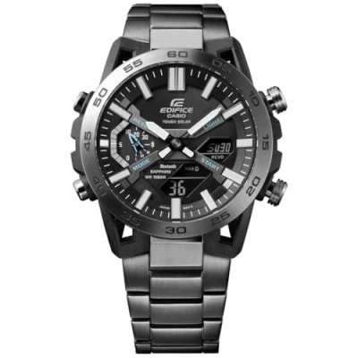 Image of Casio Men&#039;s Analogue Digital Quartz Watch with Stainless Steel Strap ECB 2000DC 1AEF