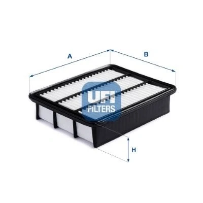 Image of SH01133A0A Air Filter UFI 30.A99.00 70mm 202mm 250mm Insert MAZDA: 3 Hatchback, 6 Saloon, Estate
