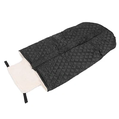 Image of Fleece Lined Wheelchair Zip Blanket, Waterproof Warm and Comfortable Universal fit for Manual Powered wheelchairs, Mobility Scooter Electric Blanket(black)
