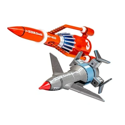 Image of Corgi Diecast Model Cars CC00902 Thunderbirds F.A.B. Collection Thunderbird 1 and 3 Classic Aircraft Collectible for Men &amp; Women Die Cast Vehicle Models Boys Enthusiasts