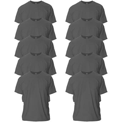 Image of GILDAN Men&#039;s, Ultra Cotton T Shirt, Style G2000, Charcoal, XXL