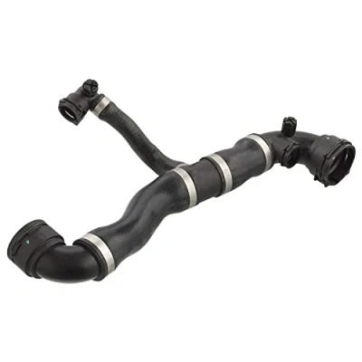 Image of 17113404071 Radiator Hose FEBI BILSTEIN 103933 EPDM (ethylene propylene diene Monomer (M class) rubber) with quick couplers BMW: X3