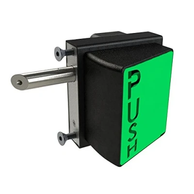 Image of GATEMASTER SBQEDGL Bolt On Digital Exit Pushpad LH SBQEDGLL01 (10mm 30mm)