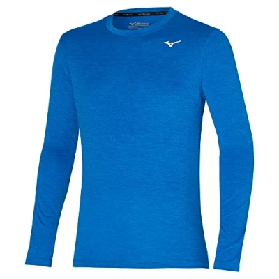 Image of Mizuno Men&#039;s Impulse Core LS Tee Running, Turkish Sea, XXL