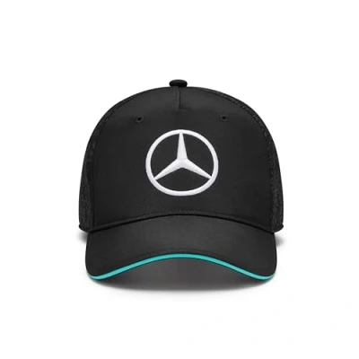 Image of Mercedes AMG Petronas F1 Kids&#039; 2024 Team Cap Black One Size Fits Most