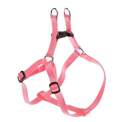 Image of Ferplast Small Dog Harness Easy XXS, Adjustable Cat Harness, to Wear, 28 38 cm. Rose