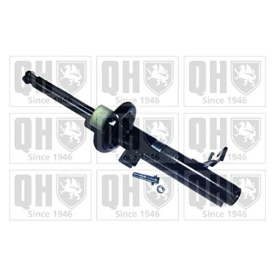 Image of 1207445, 1215298, 1215299, 1227709, 1227711 Shock absorber QUINTON HAZELL QAG181157 Front Axle Right Gas Pressure Twin Tube Suspension Strut Top pin