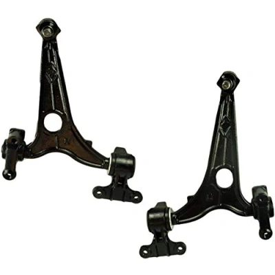 Image of D2P Wishbone Control Arms Pair Replacement Front Lower Compatible With 2007 2019 Citroën Dispatch, Peugeot Expert, Fiat Scudo 270 Replaces 1497407080