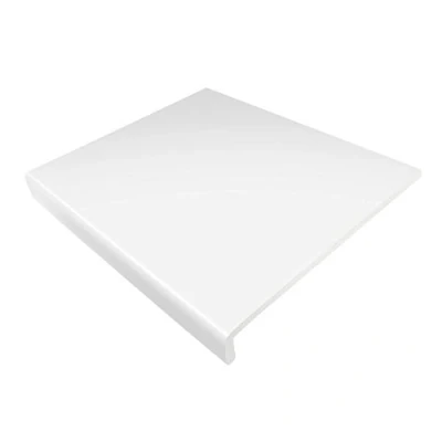 Image of 250mm White UPVC Window Board/Cill Cover 1.25m Long 9mm Thick Plastic Sill Capping