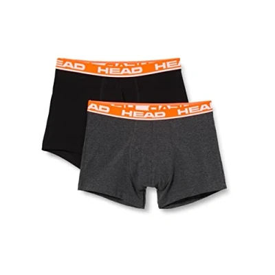 Image of HEAD Men&#039;s BOXER, Grey/Red, M (pack of 2)