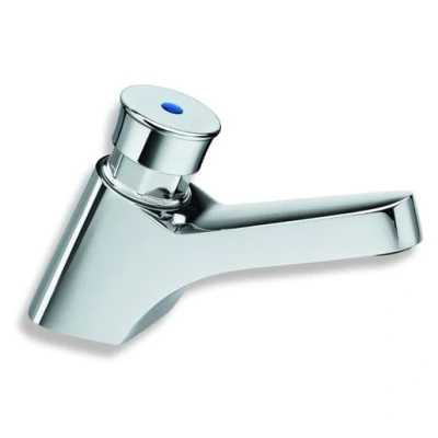Image of Mira Rada T1 100 Timed Flow Basin Pillar Tap