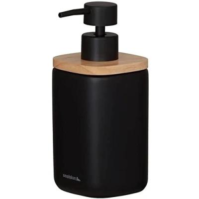 Image of Sealskin Mind soap dispenser 200 ml freestanding Black