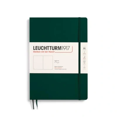 Image of LEUCHTTURM1917 370308 Notebook Composition (B5), Softcover, 123 Numbered Pages, Forest Green, Plain