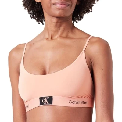 Image of Calvin Klein Women&#039;s Unlined Bralette, Snapdragon, XS