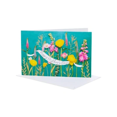 Image of UK Greetings Mother&#039;s Day Card for Her/Mum Floral Photographic Design